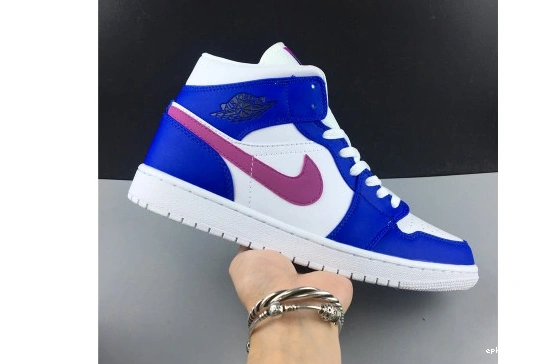 Rep EP 554724-451 ROYAL AIR HYPER JORDAN HYPER MID 1 VIOLET-WHITE 554724-451 0407
